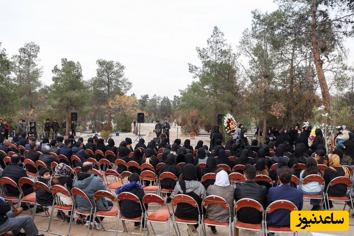 برگزاری مراسم چهلم آرمیتا گراوند در بهشت زهرا (+عکس)