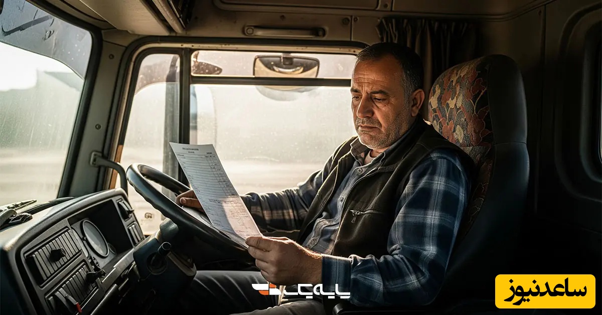 تصادف وحشتناک زنجیره‌ای کامیون به‌دلیل بخارگرفتگی شیشه