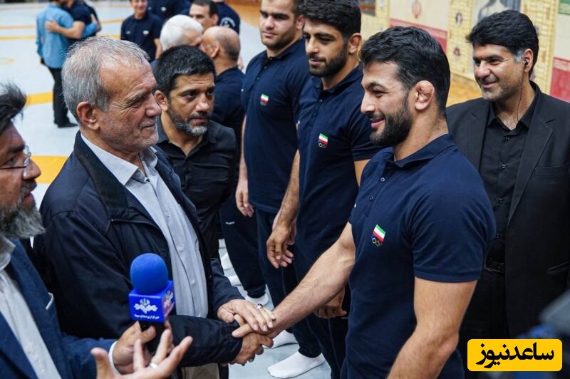 حواشی داغ تر از متن حضور پرزیدنت پزشکیان در کمپ تیم ملی کشتی ایران: مردی که تشریفات را دوست ندارد +فیلم