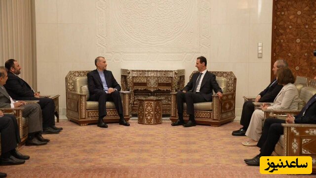 دیدار امیرعبداللهیان با بشار اسد در سوریه / غربی‌ها همه طرف‌ها بجز رژیم صهیونیستی را به خویشتنداری فرا می‌خوانند!