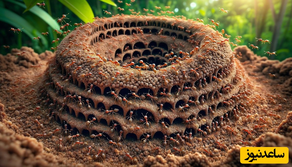 (ویدئو) معماری باورنکردنی مورچه‌ها؛ وقتی زیر خاک شهرهایی می‌سازند که هوش از سرتان می‌برد!