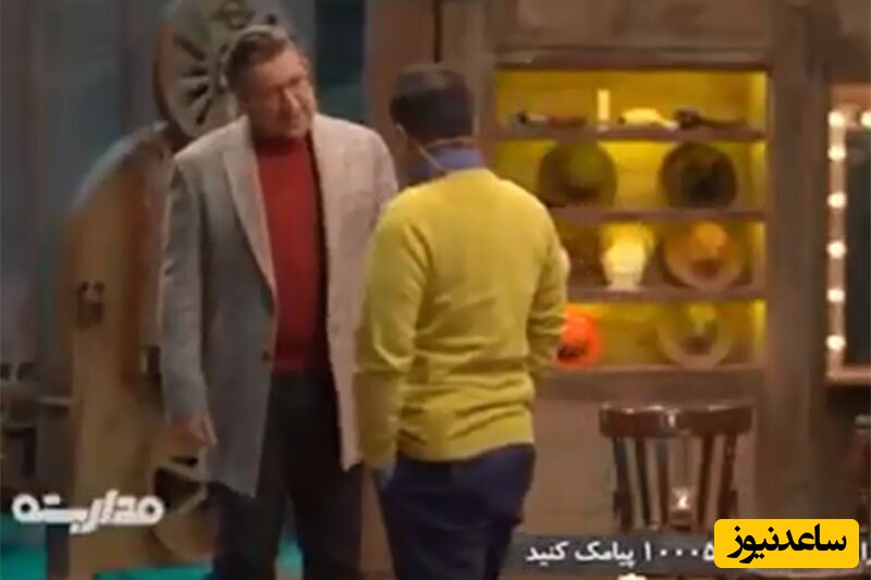 (فیلم) دعوای حسین رفیعی و شهاب عباسی روی آنتن زنده تلویزیون در ویژه برنامه شب یلدا