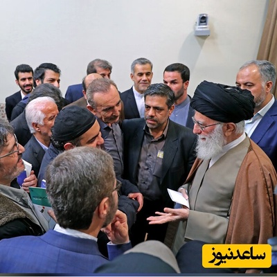 غافلگیری و خنده هنرمندان با پاسخ جالب رهبر معظم انقلاب به درخواست نماز خواندن پشت سر ایشان: کارِ ما که نماز خواندنه، اگر شما...+ویدیو