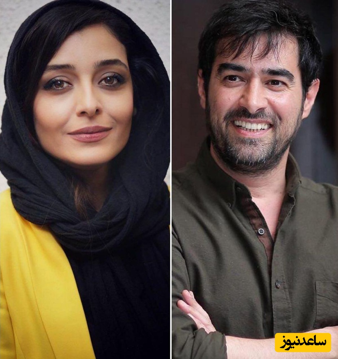 شکار لحظه های نامتعارف ساره بیات و شهاب حسینی! شیطنت از نگاه جفتشون میریزه....