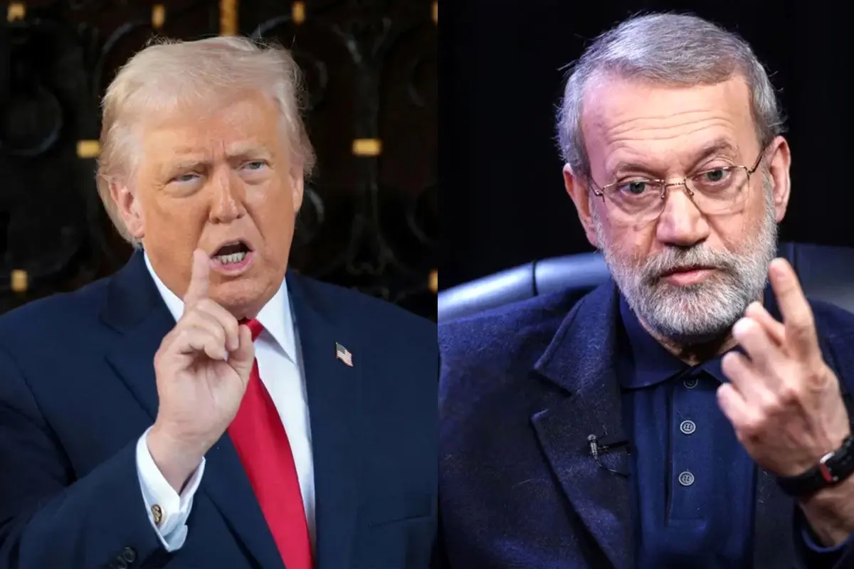 کنایه سنگین لاریجانی به کاخ سفید با عکسی از سیدحسن نصرالله+ تصویر