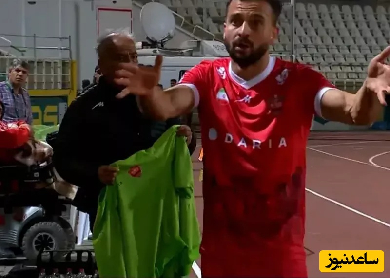 خشم سروش بعد از تعویض / نیمکت پرسپولیس پرتنش شد