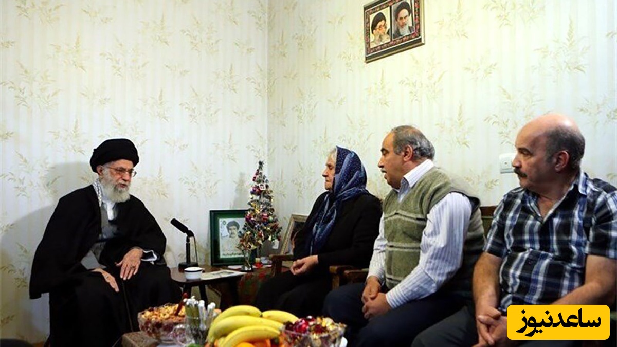 مهمان شدن رهبر معظم انقلاب در خانه یک مسیحی/ ایشان با شیرینی تر مهمان خانه این ارمنی‌ شدند+عکس