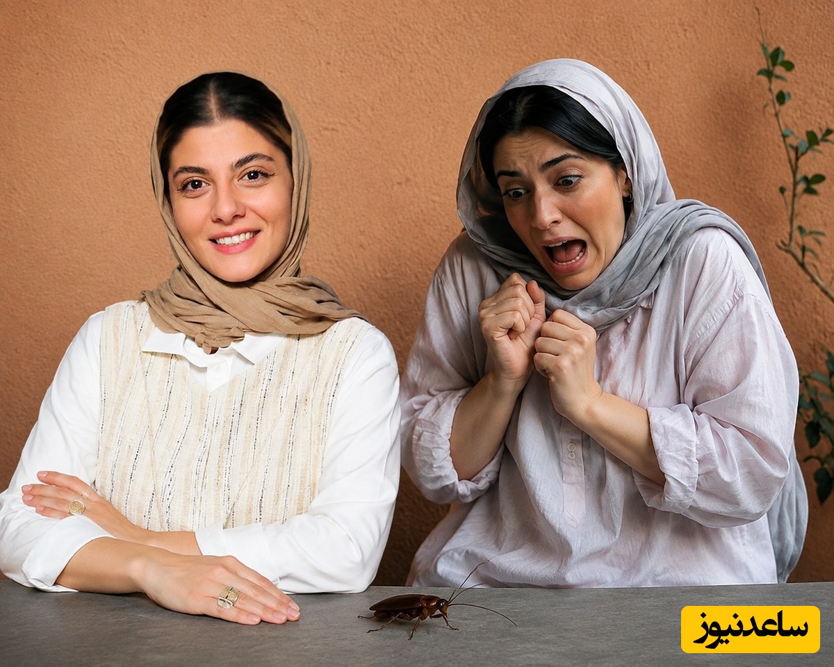 غافلگیری خنده‌دار در برنامه پرمخاطب حامد آهنگی؛ فرارِ اضطراب‌آور شیدا خلیق و خونسردی عجیب مهسا طهماسبی با دین سوسک سوژه شد!