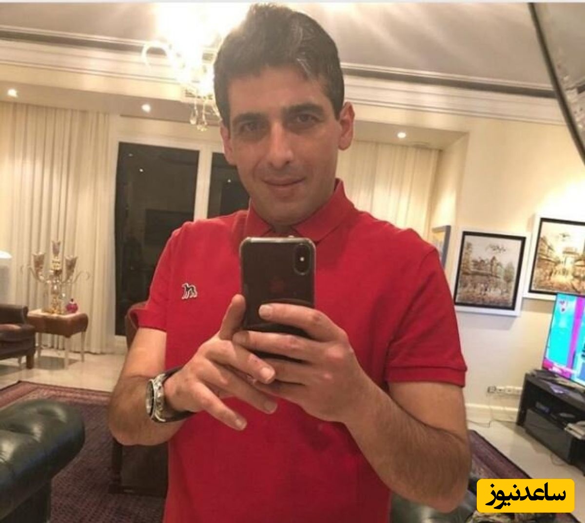 فیلم/نگاهی به خونه زندگی دوبلکس و زندگی شاهانه حمید گودرزی که نوعی اثر هنری است! معماری مینیمال با ستون های دفرمه در لواسان