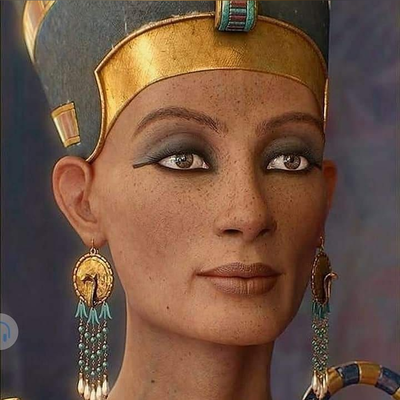 (عکس) شباهت عجیب یک زن مصری به ملکه نفر تی تی / احتمال اینکه نوه اش باشه خیلی زیاده!