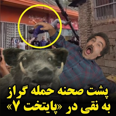 به بهانه پخش دوباره پایتخت 7 از آی فیلم؛ پشت صحنه تصادف نقی با گراز