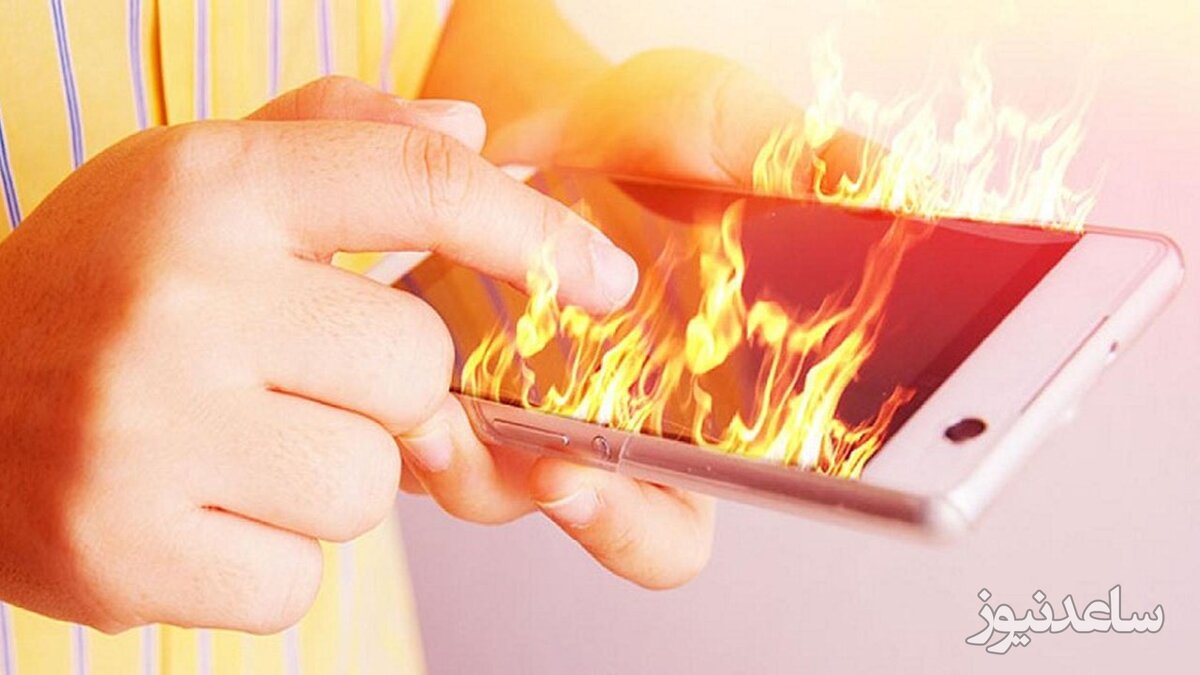 پوستر داغ شدن گوشی موبایل