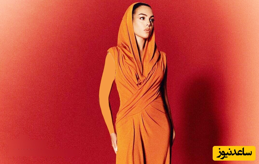 شال زمستانی زیبا و شیک مارکدار جورجینا رودریگز از یک برند لوکس فرانسوی/ خانومای طرفدار لویی ویتون حتما ببینند