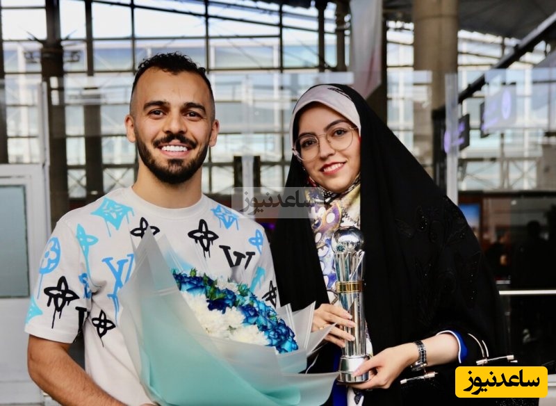 نگاهی به آلبوم عکس عروسی سالار آقاپور، مرد سال آسیا و همسر چادری‌اش در حرم امام رضا(ع)/ مبارکا باشه😍+عکس