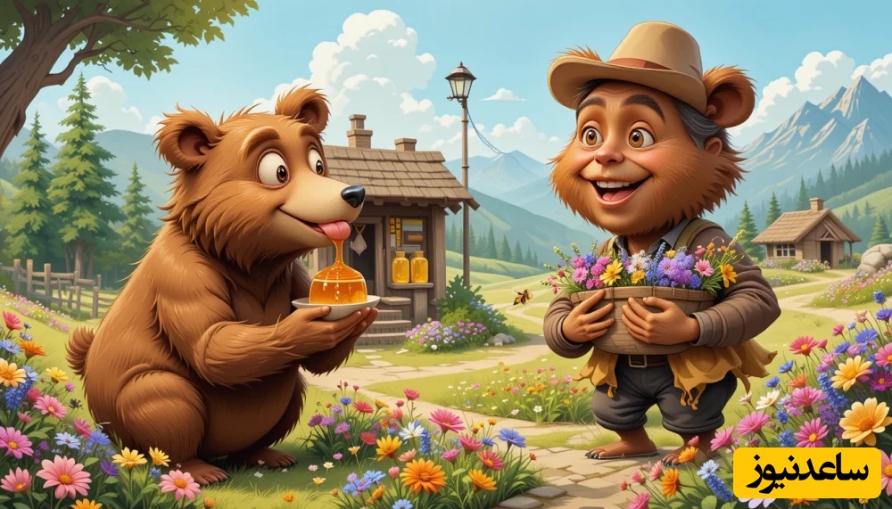 کتاب داستان کودکان / قصه زیبای عشق آنگوس به عسل و قدرت گلبرگ