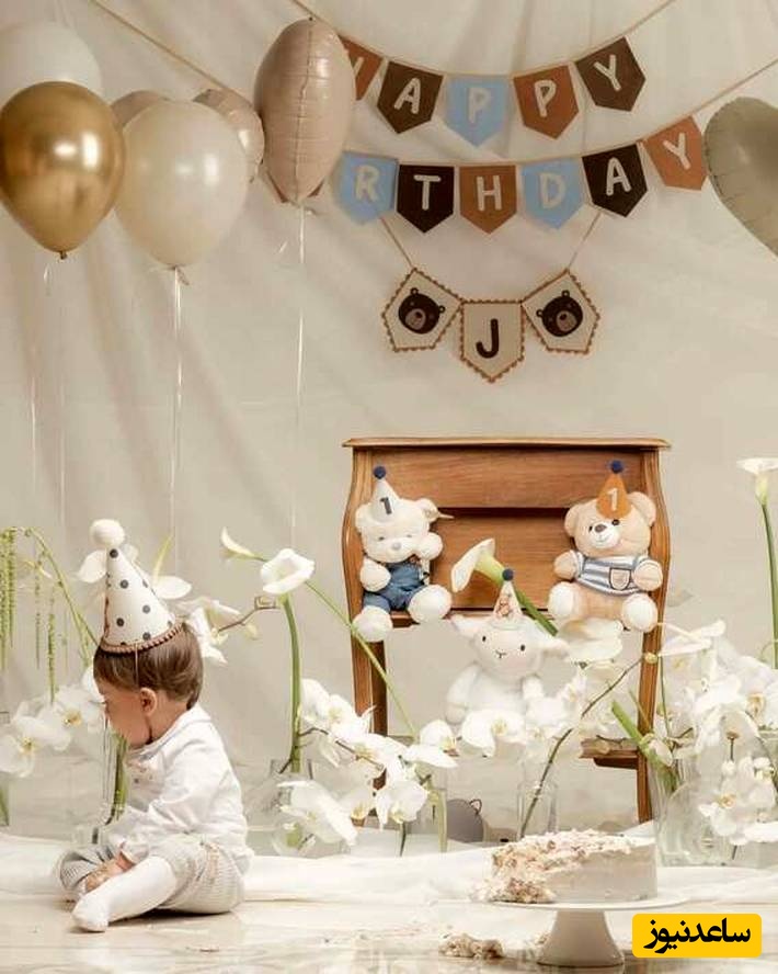 تولد فرزند بهرام رادان