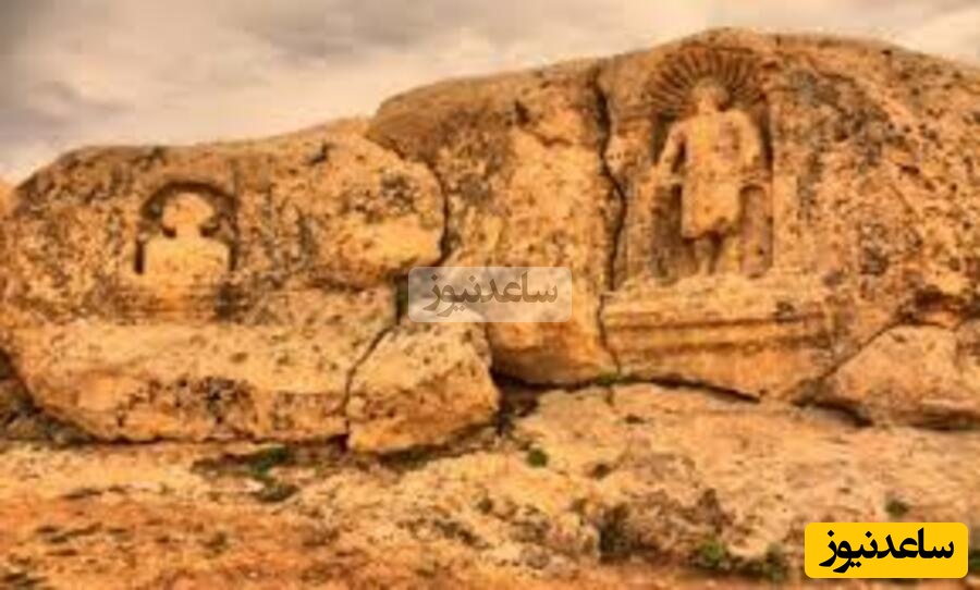 در مرکز آیینی سوگماتار، غاری وجود دارد که پرستش خدای ماه یعنی «سین» در آن انجام می‌شد (غار پوگنون). بر فراز تپه‌ای مقدس نقش‌برجسته‌هایی از این خدا و کتیبه‌هایی بر دامنه‌ها و صخره‌ها حک شده است