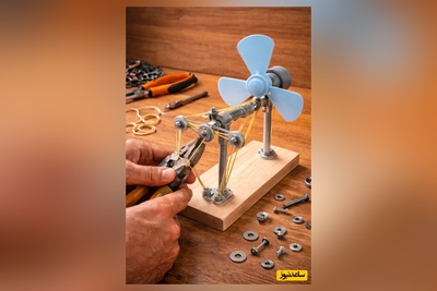 اگه تو هم دست به آچارت خوبه این ویدئوی خلاقانه رو ببین و خودت پنکه بساز+ فیلم