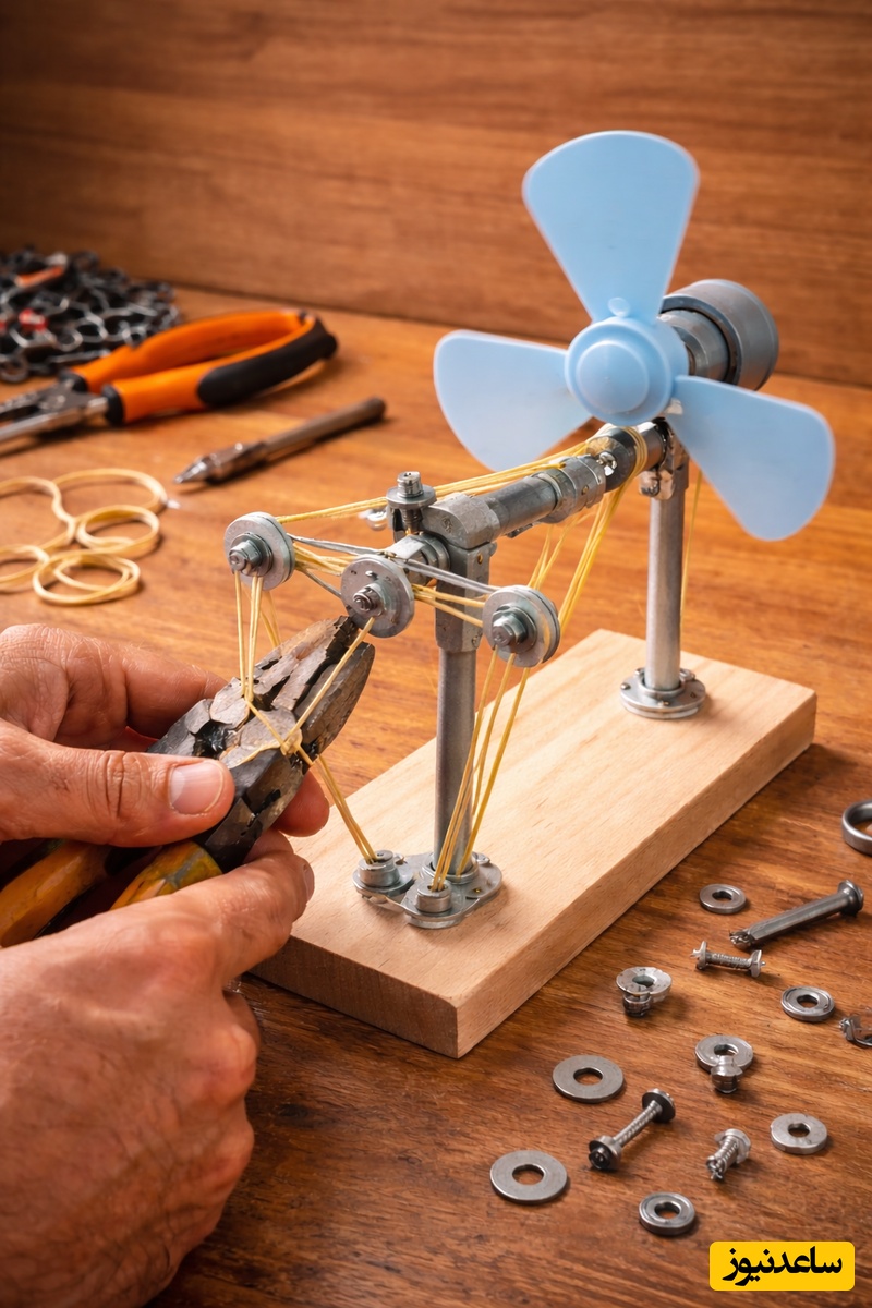 اگه تو هم دست به آچارت خوبه این ویدئوی خلاقانه رو ببین و خودت پنکه بساز+ فیلم