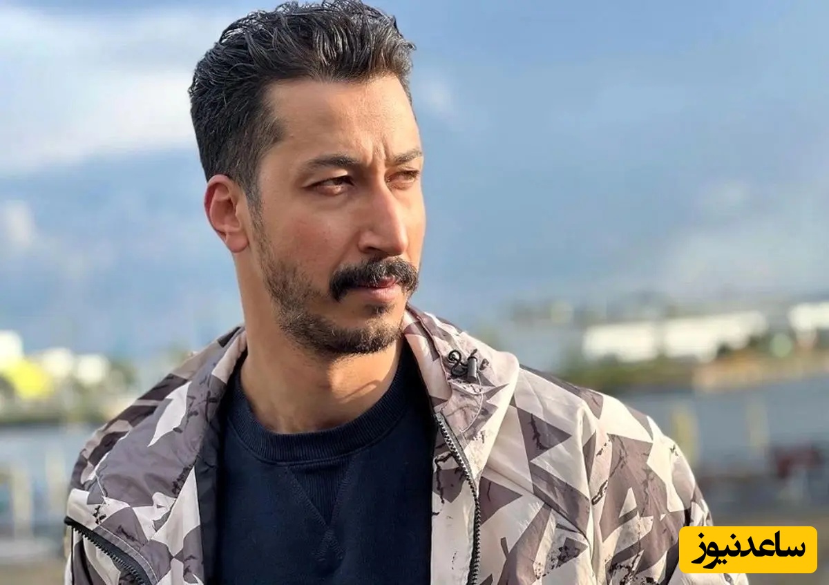 استایل خاص و سرتا پا مشکی بهرام افشاری