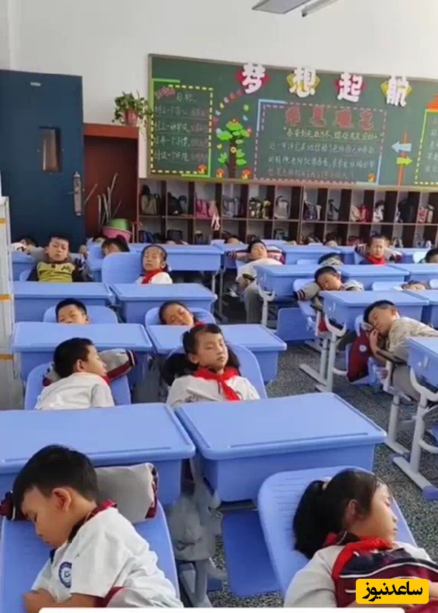 ویدئویی عجیب از زنگ خواب در مدارس چین / آرزوی بچه ها به واقعیت پیوست، ولی نه تو ایران! 😀