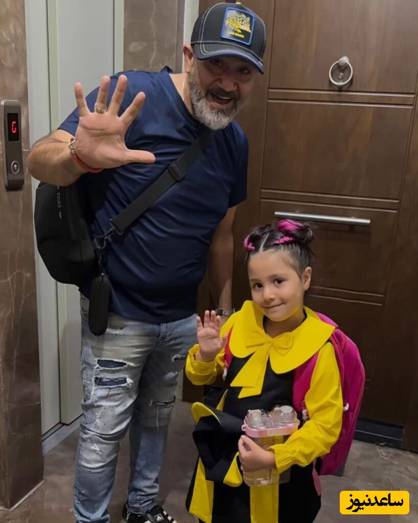 حس خوب مهران غفوریان هنگام وقت گذرانی عاشقانه با دختر زیبایش هانا