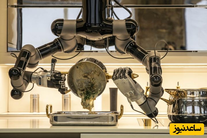 (ویدیو) آشپزخانه رباتیک، سیستمی بر پایه‌ی هوش مصنوعی که ساعتی 120 غذا تحویل میدهد/ جون میده برای آشپزخانه رستورانی