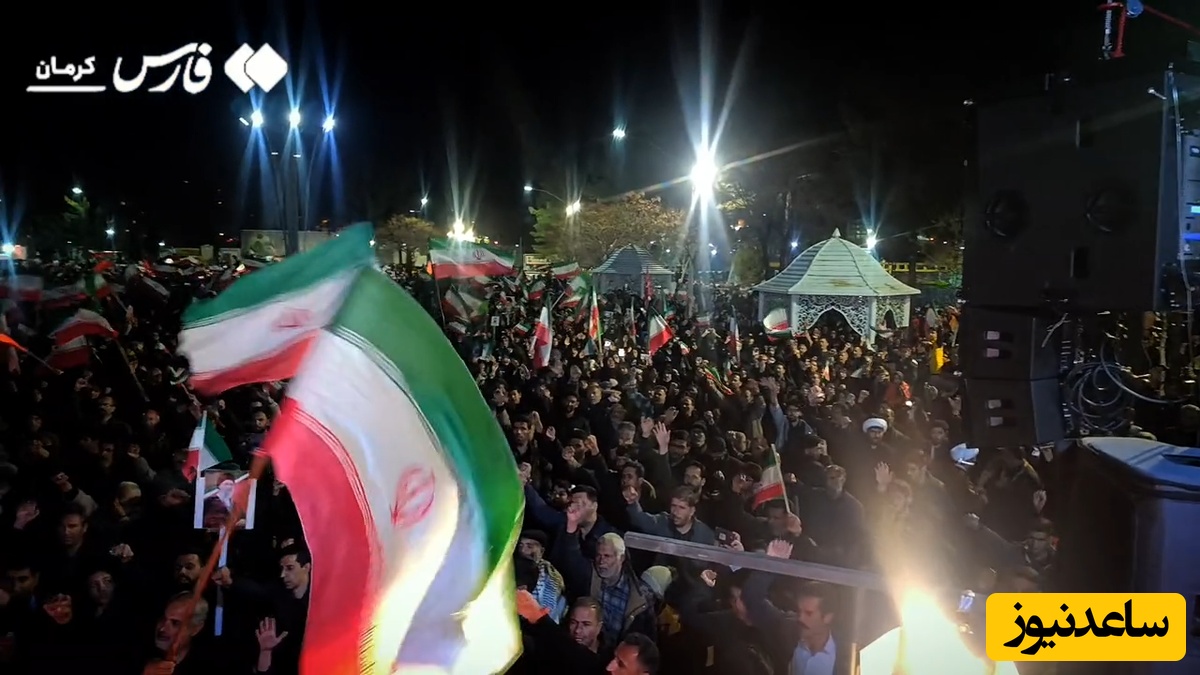 ششمین روز خونخواهی در کرمان/ حمایت جانانه کرمانی‌ها از رهبر شهید انقلاب!+ ویدیو
