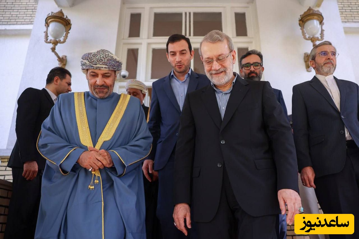 علی لاریجانی  و وزیر عمان