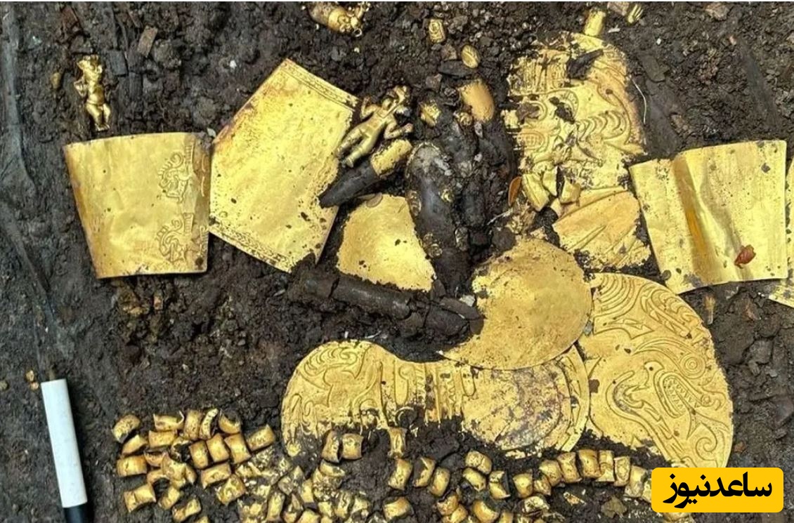 گنج طلایی «ارباب فلوت‌ها» بعد از 1200 سال از زیر خاک بیرون آمد