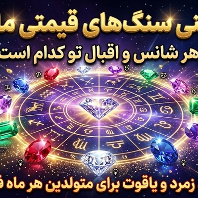 طالع‌بینی سنگ‌های قیمتی متولدین هر ماه؛ گوهر شانس و اقبال تو کدام است؟ راز الماس، زمرد و یاقوت برای متولدین هر ماه فاش شد! خدا به کسی که یه تیرماهی تو زندگیشه، یه جور دیگه نظر کرده!