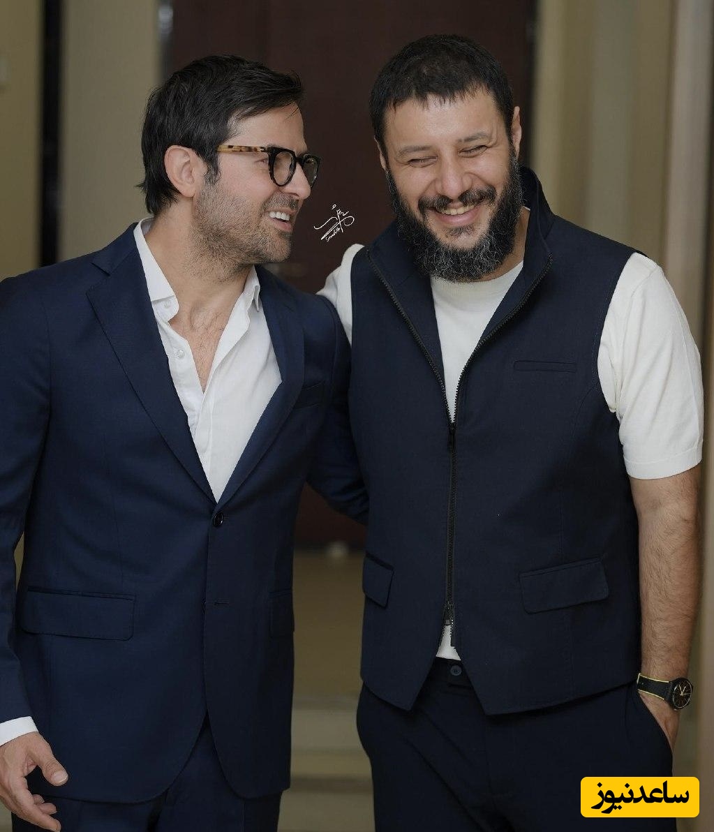 تصویر دیده نشده از هومن سیدی و جواد عزتی ستاره های درخشان سریال وحشی با استایل اولد مانی و شیک در جشنواره فیلم تورنتو +عکس