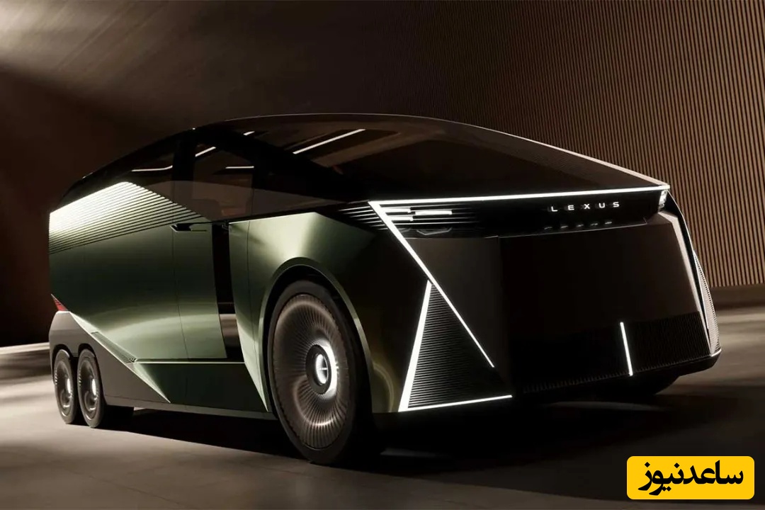 (ویدئو) نگاهی به لحظه رونمایی از کانسپت رادیکال لکسوس LS با شش چرخ و فضای داخلی فوق‌لوکس