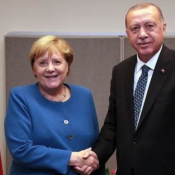 آنگلا مرکل و رجب طیب اردوغان