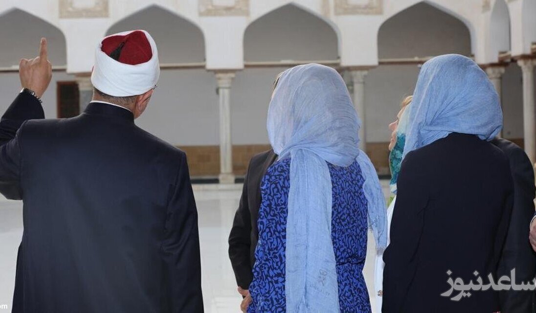 حتی زن بایدن هم میدونه تو جای مذهبی باید حجاب داشته باشه+عکس