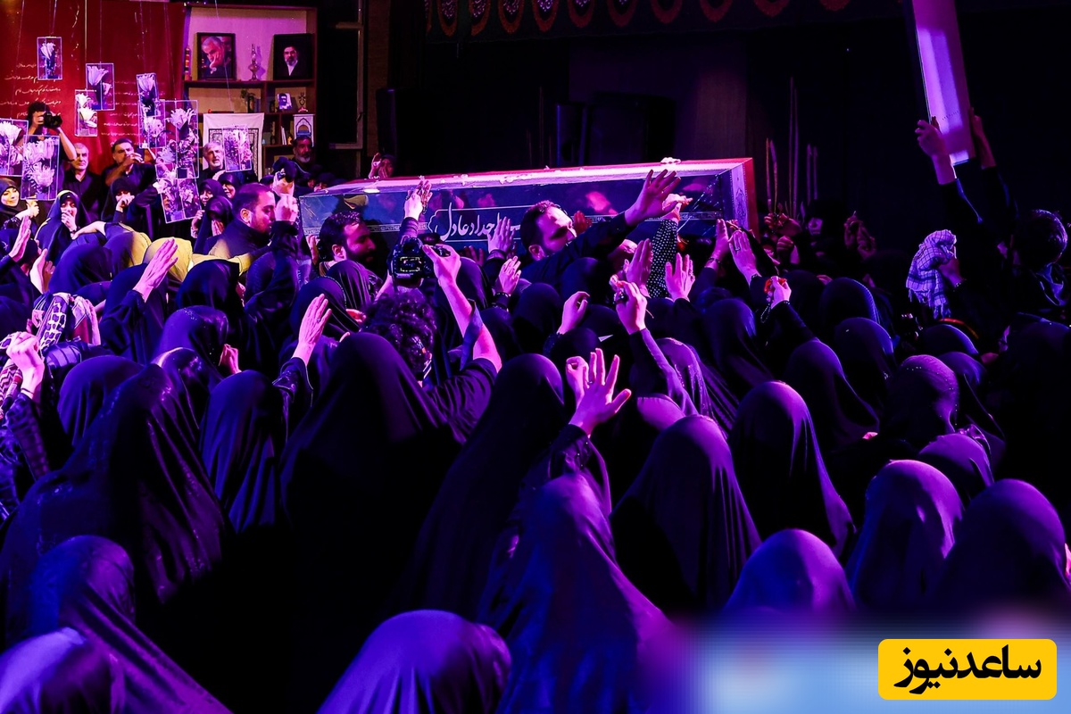 مراسم وداع با شهیده حداد عادل
