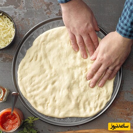 خلاقیت عاشقانه یک مادر ایرانی برای پختن پیتزا حماسه آفرید/ مامان نگو معدن طلا بگو+عکس