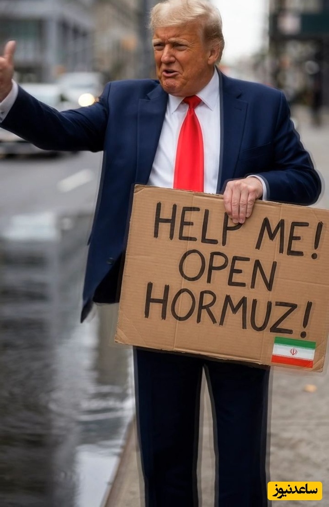 گدایی ترامپ برای باز کردن تنگه هرمز از سران بقیه کشورها / آره گریه کن
