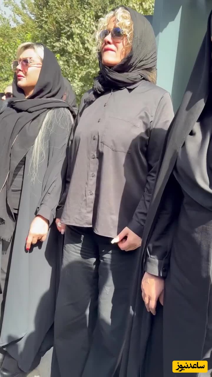 دقایقی دردناک و دیده نشده از گریه‌های بی‌امان و نماز خواندن شراره رخام در لحظات آخر وداع با پیکر امید جهان+ویدیو