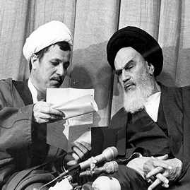 هاشمی رفسنجانی در کنار امام خمینی