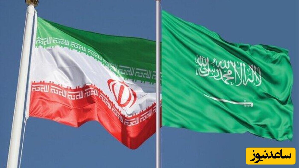 برافراشته شدن پرچم ایران در خیابان های عربستان