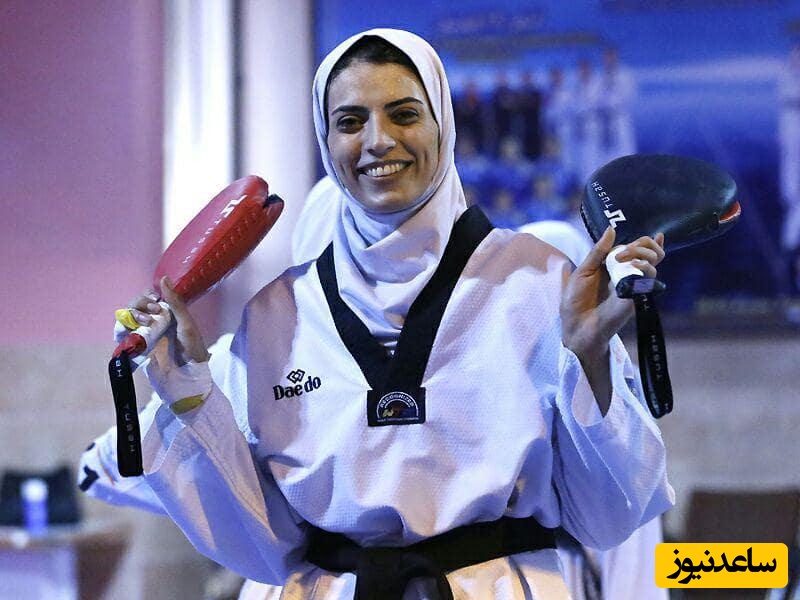 (عکس) بانوی تکواندوکار ایرانی ناجی مردم شد/ درود به غیرتت شیرزن👌
