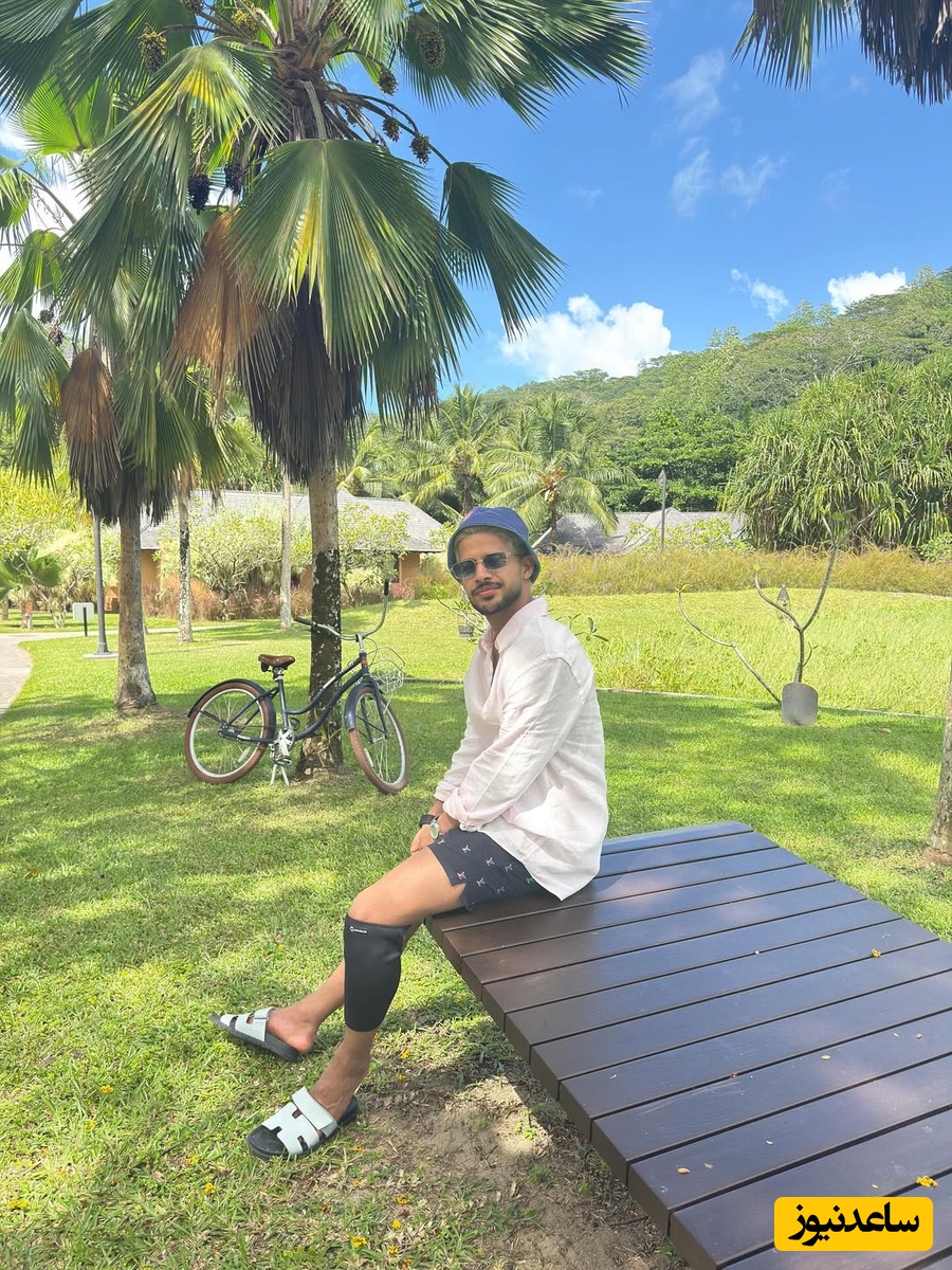 یوگای ذهنی مهدی قایدی، ستاره کم سن و سال تیم ملی در استخر یک جزیره باصفا و جنگلی/ خداحافظ استرس+عکس