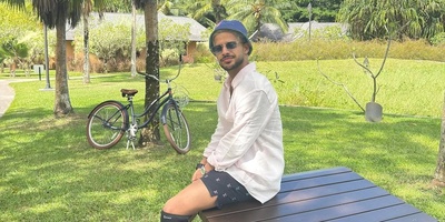 خلاقیت مهدی قایدی، ستاره کم سن و سال تیم ملی برای خداحافظی با استرس در یک جزیره باصفا و جنگلی+عکس