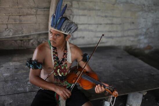 روز ملی بومیان در برزیل/ رویترز