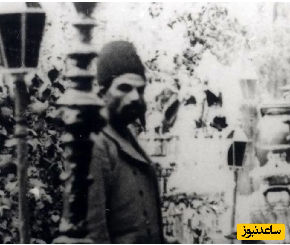 عکس/ سفر در زمان؛ صف گرفتن چای در حیاط کاخ گلستان