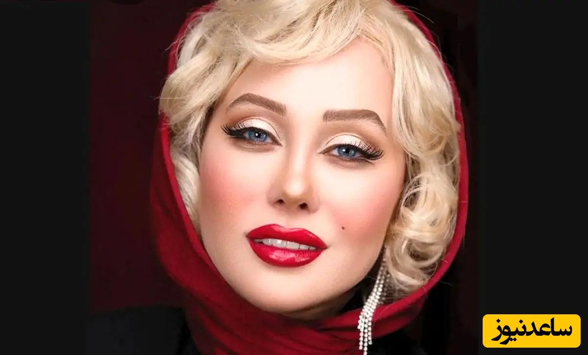 دلبری و لوندی آرام جعفری با شومیز قرمز جیغ و شیک 🥰👌