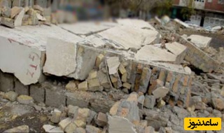 لحظات هولناک فرو ریختن یک ساختمان بر سر یک پیرمرد در ترکیه !+ ویدئو