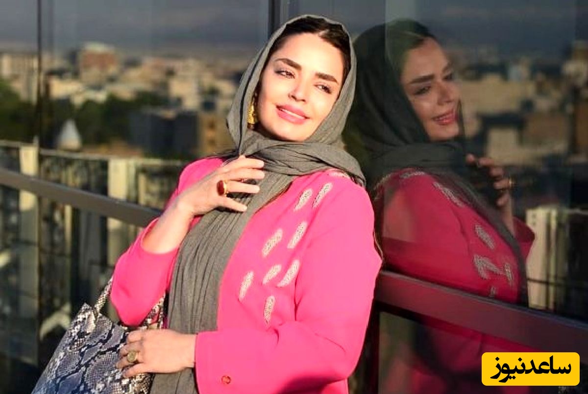 استایل شیک و برند سپیده خداوردی برای گردش شبانه! حتی کاور گوشیشم مارکداره😎