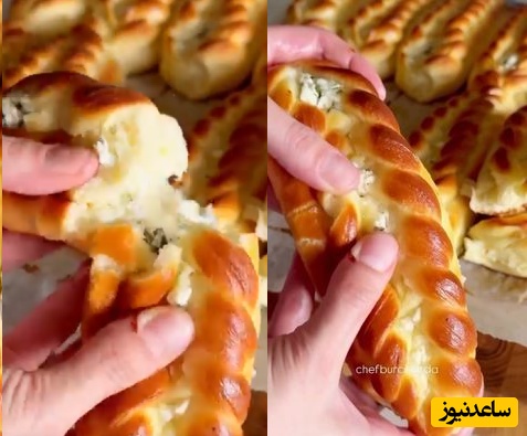 طرز تهیه نان پنیردار بافته شده به روش سرآشپز ترکیه‌ای با بافت پنبه‌ای و مزه‌ای که عاشقش میشین